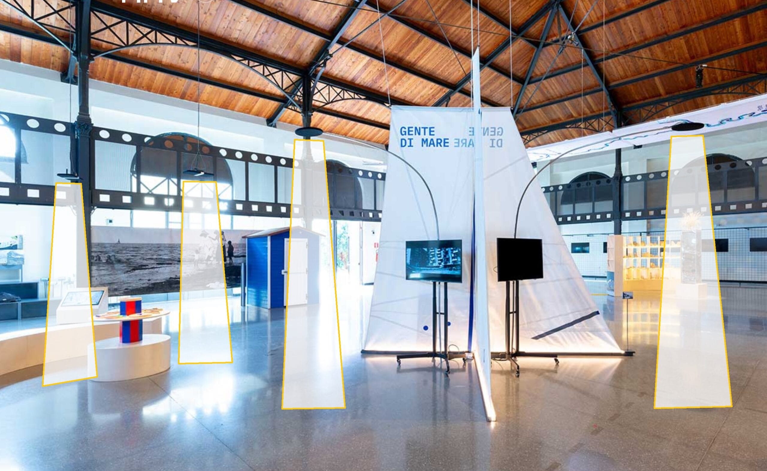 Acouspade Speakers at Mare Memoria Viva Ecomuseum in Palermo Sicily, Italy